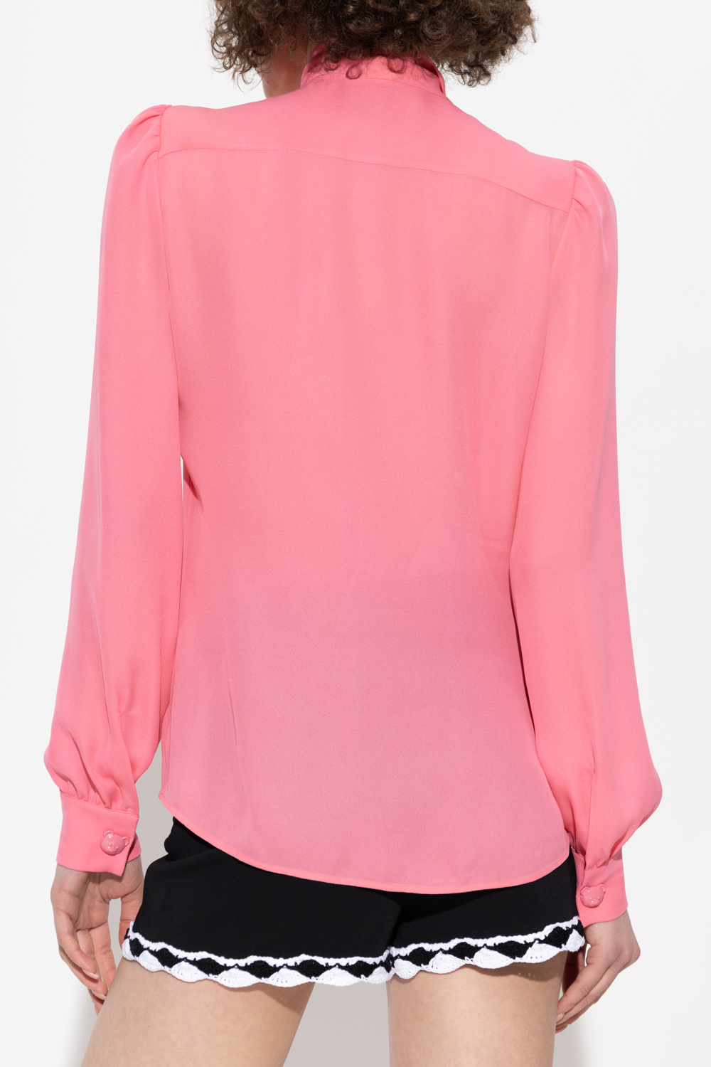 【送料&関税込】Moschino Pink Silk Blouse Pink Silk shirt Moschino - Mostly Heard Rarely Seen 8-Bit